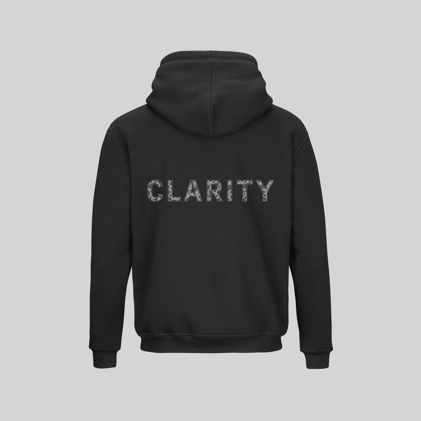 FOG X Clarity Hoodie Black Grey Back