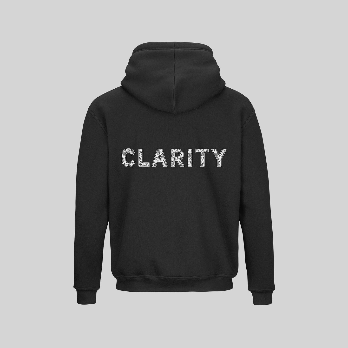 FOG X Clarity Hoodie Black White Back