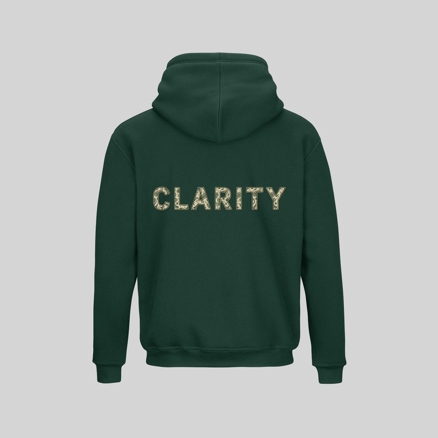 FOG X Clarity Hoodie Green Gold Back