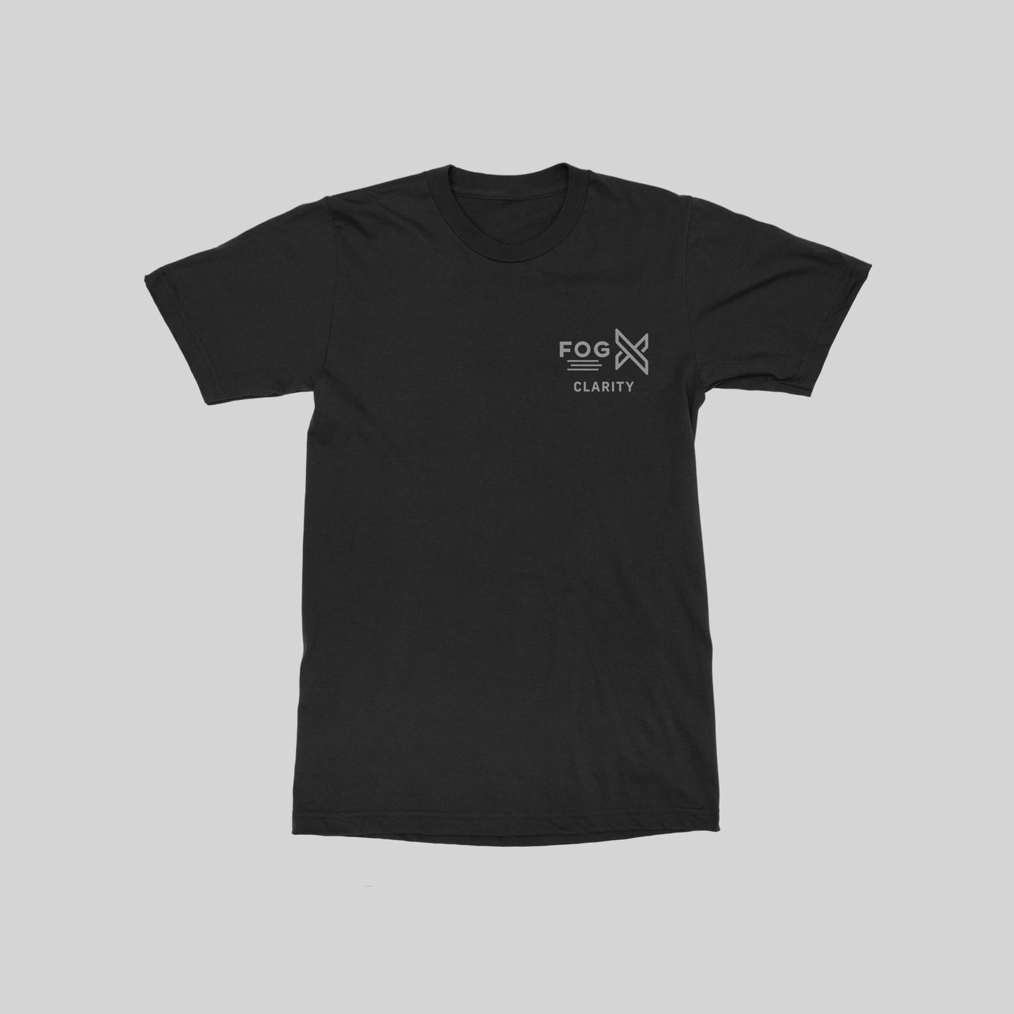 FOG X Clarity T-Shirt Black Grey Front