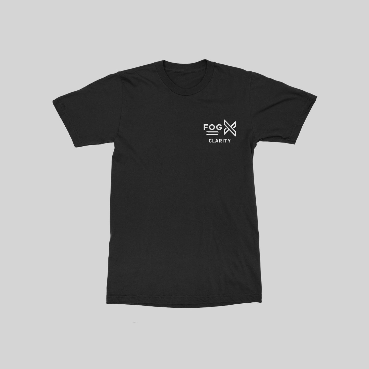 FOG X Clarity T-Shirt Black White Front