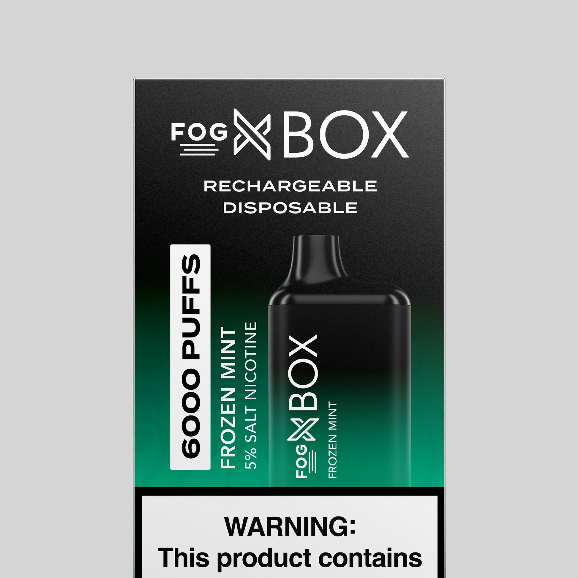 Fog-X Box Frozen Mint Disposable