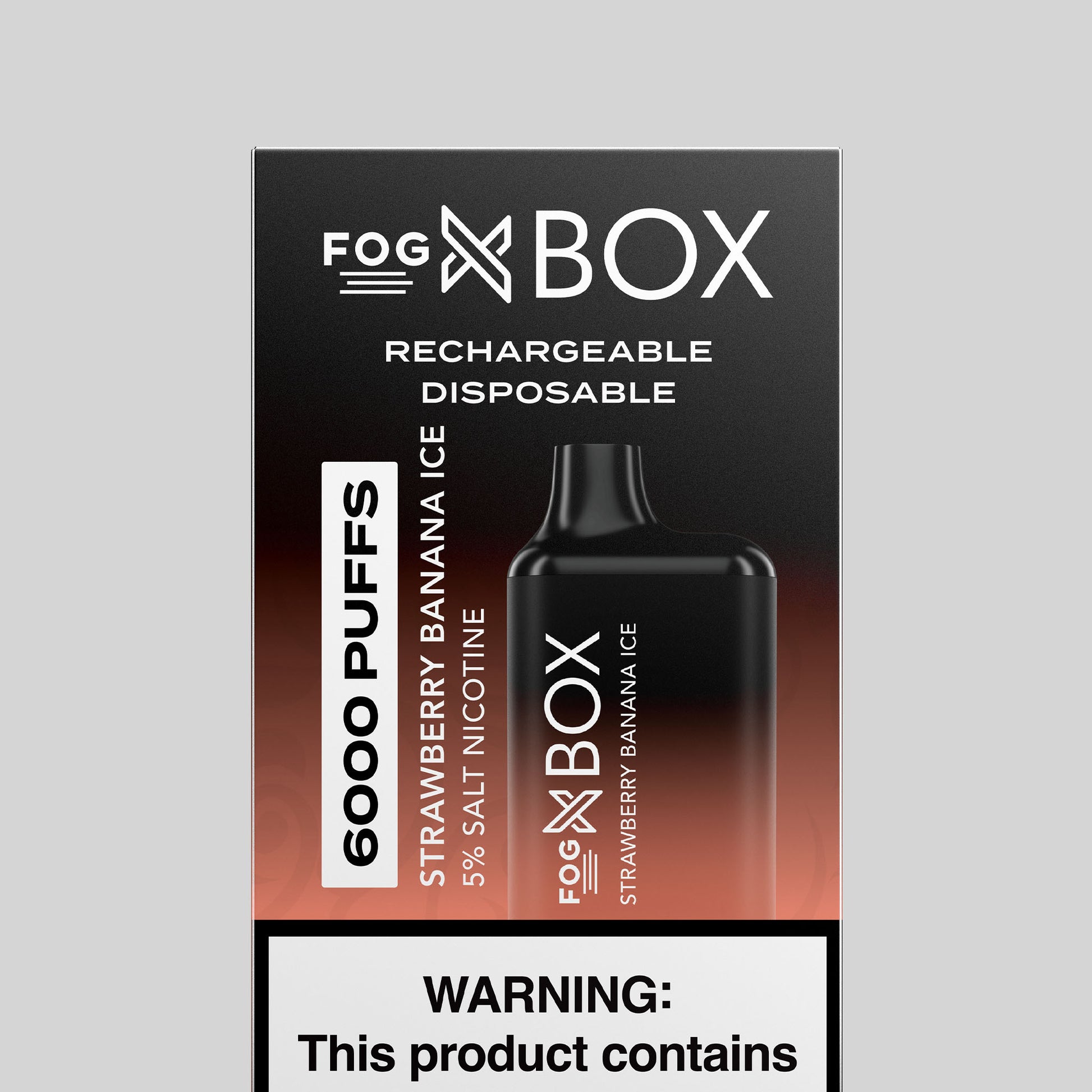 Fog-X Strawberry Banana Ice Disposable