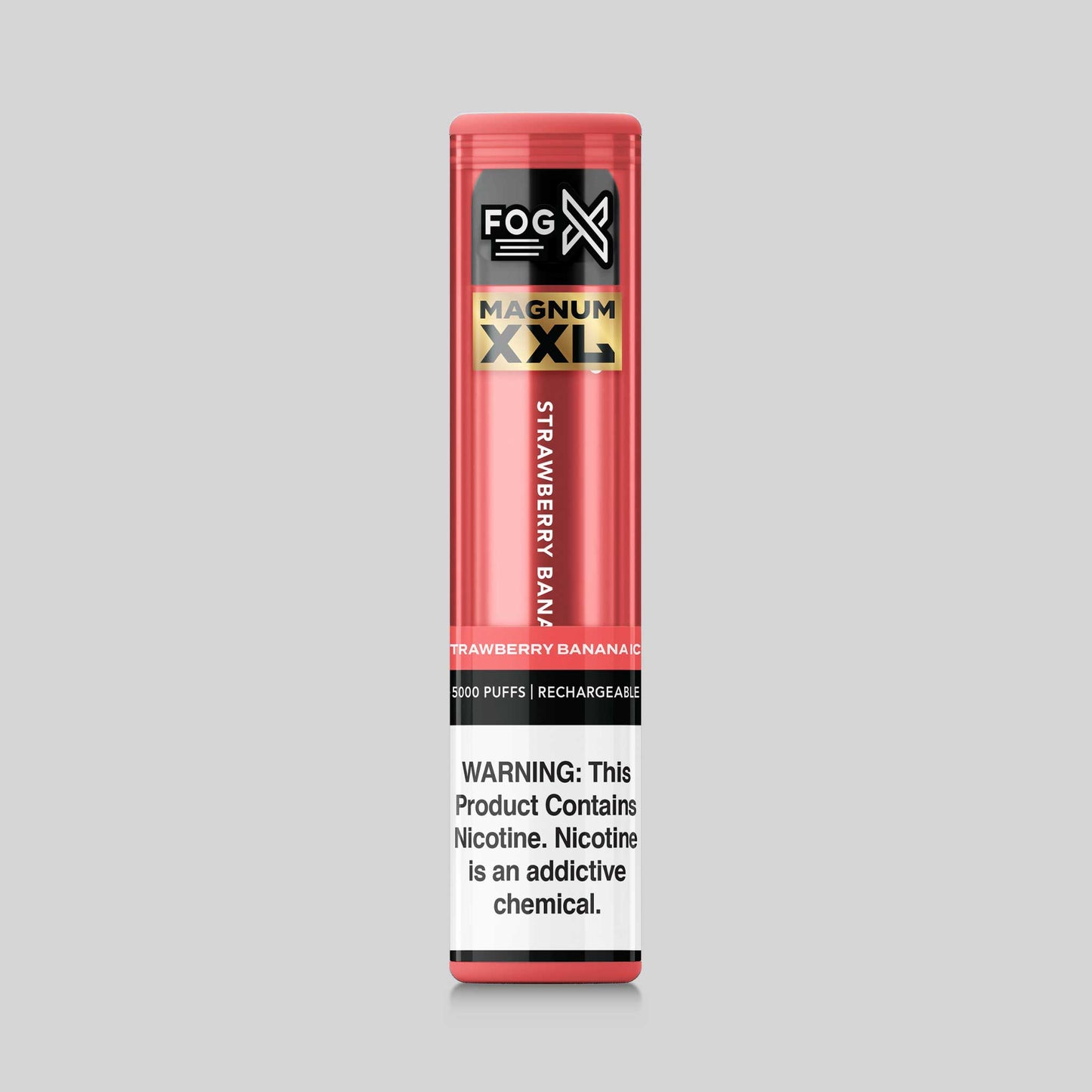 FOG X Vapor Strawberry Banana Ice Magnum XXL Disposable Vape Container
