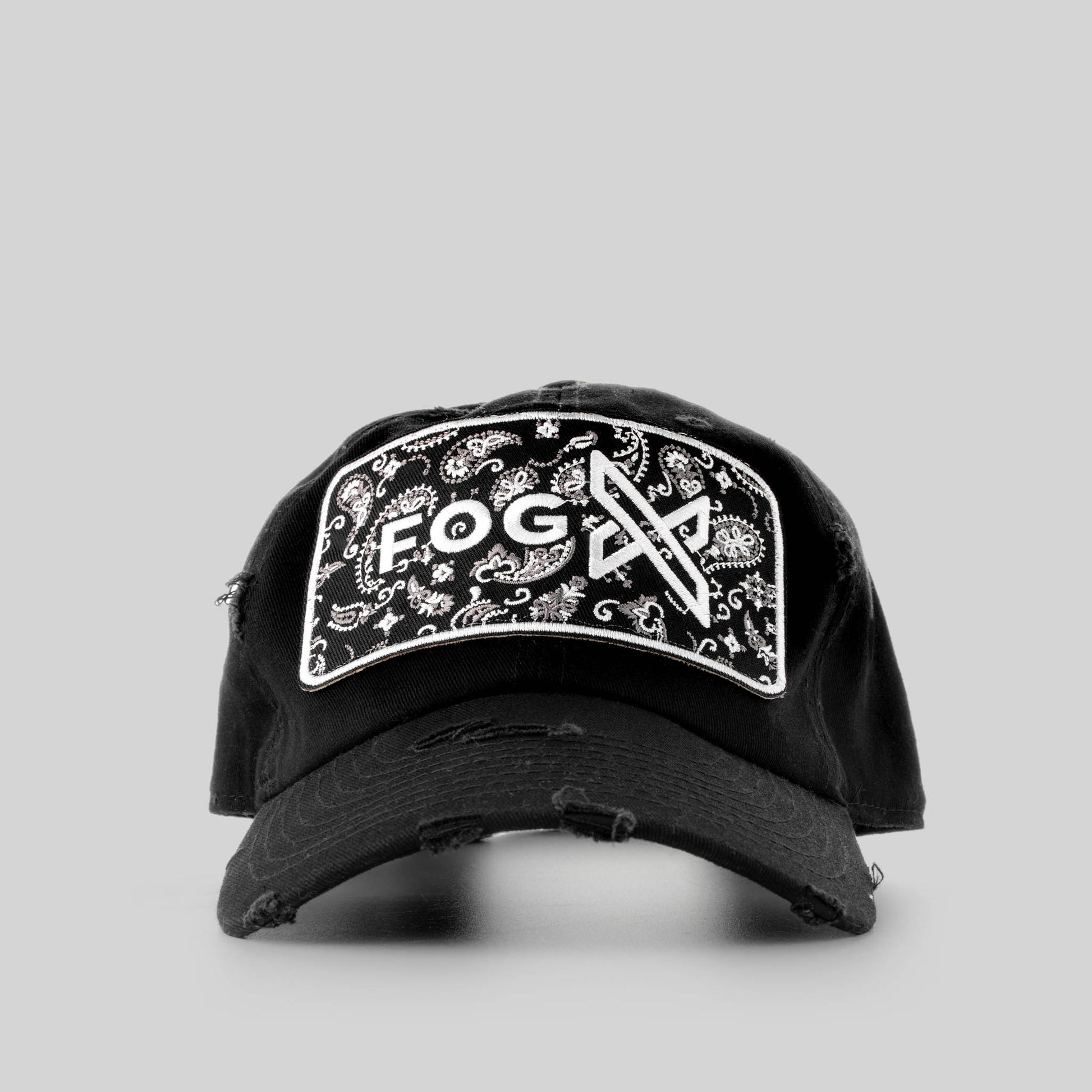 FOG X Distressed Dad Hat Bandana Pattern