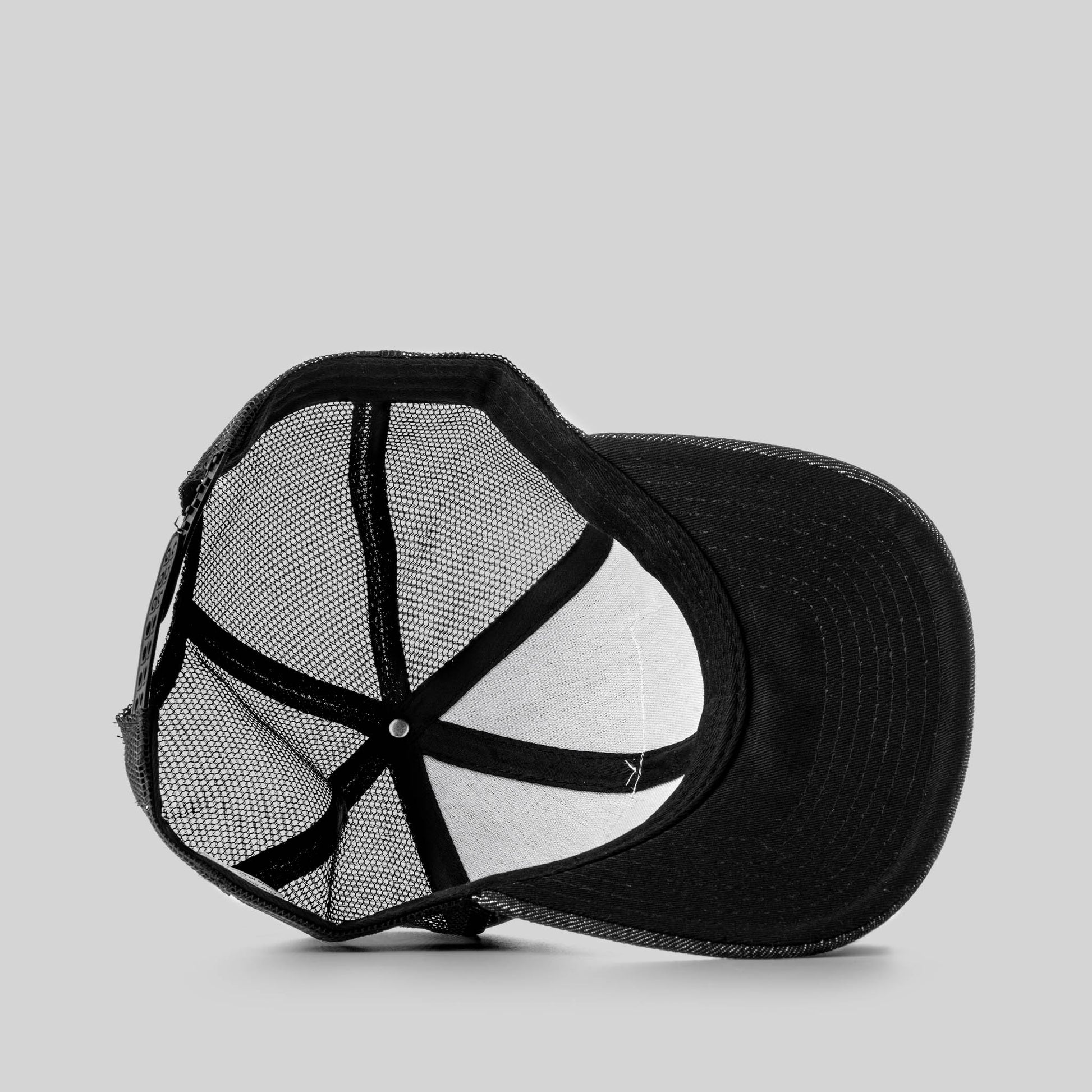 Double Clip Trucker Hat Adjustable Strap Back