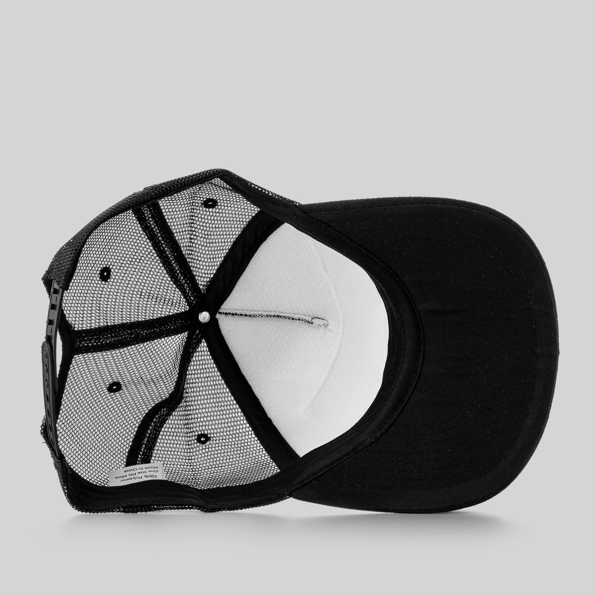 Fog X Trucker Hat Soft Tough Snapback Inside hat