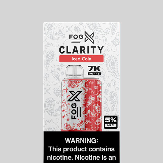 Fog X Clarity Iced Cola Disposable