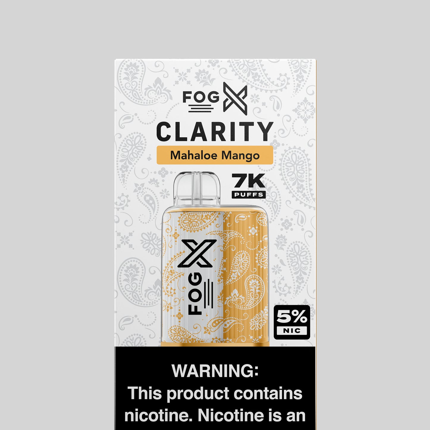 Fog X Clarity Mahaloe Mango Disposable