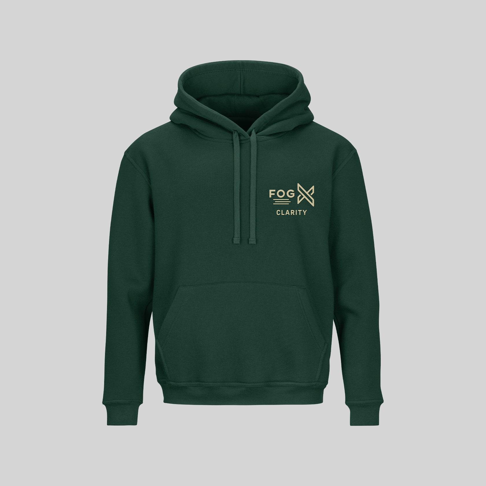 FOG X Clarity Hoodie Green Gold Front
