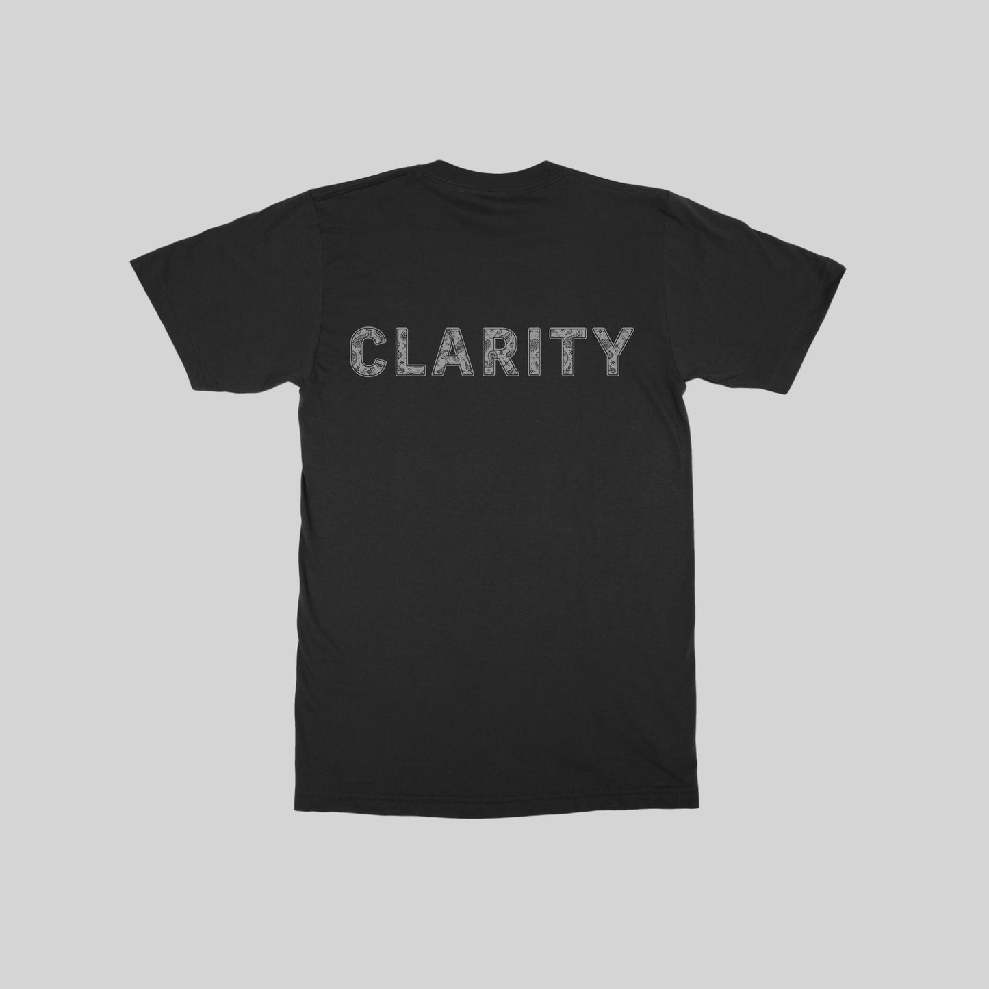 FOG X Clarity T-Shirt Black Grey Back