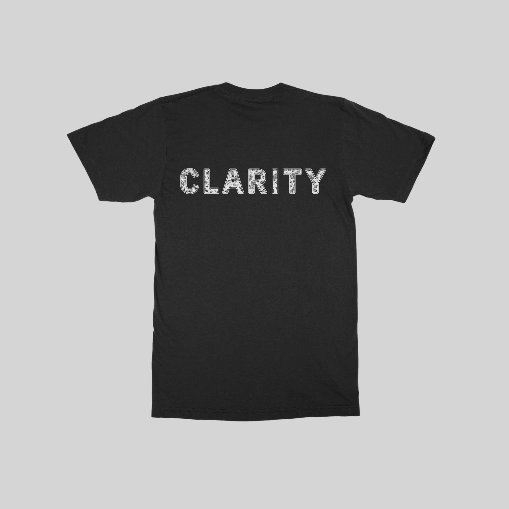 FOG X Clarity T-Shirt Black White Back