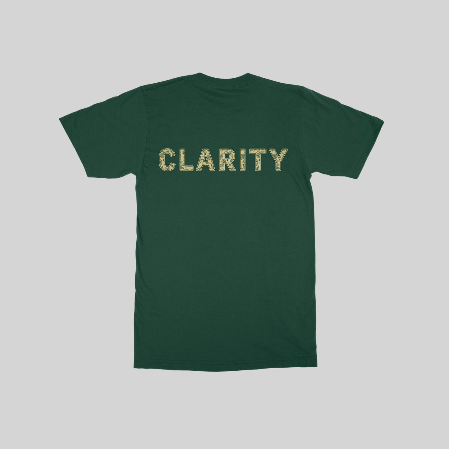 FOG X Clarity T-Shirt Green Gold Back