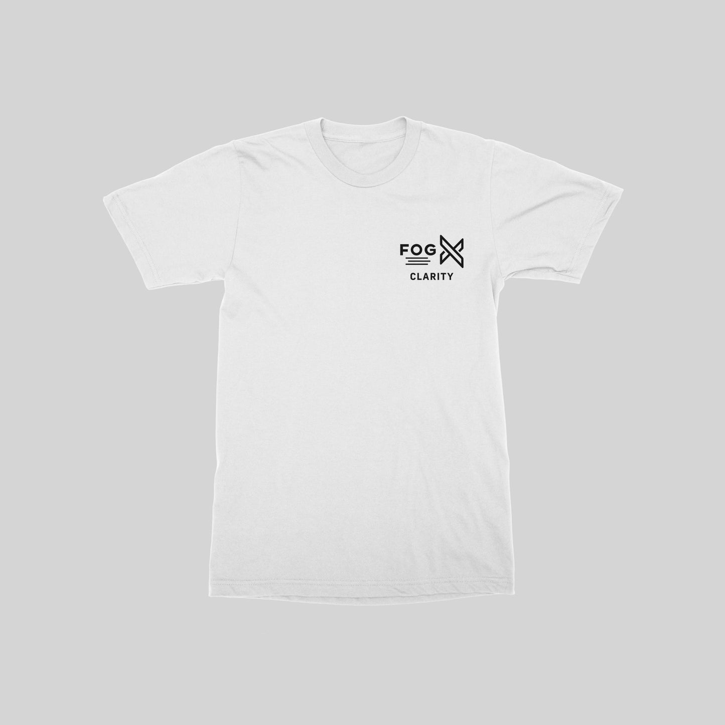 FOG X Clarity T-Shirt White Black Front
