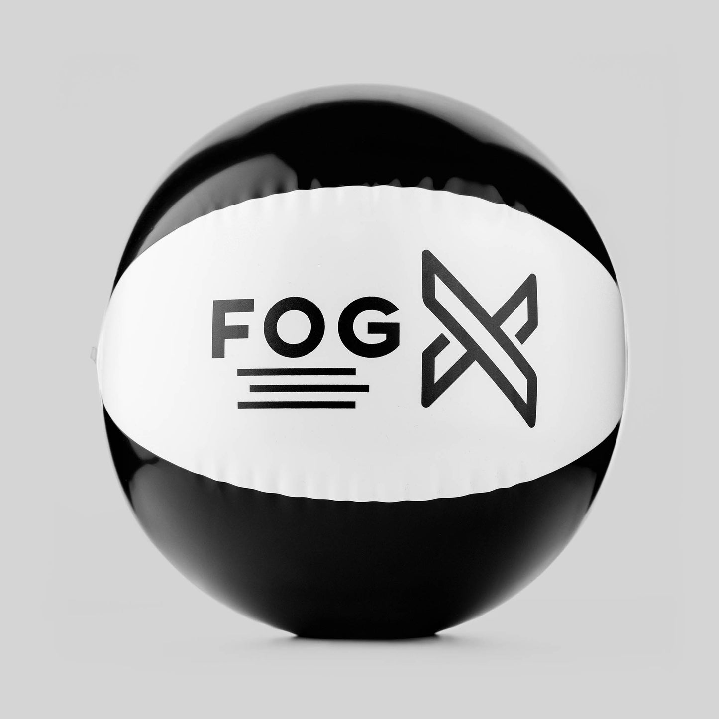 FOG X Vapor Inflatable Beach Ball Black White