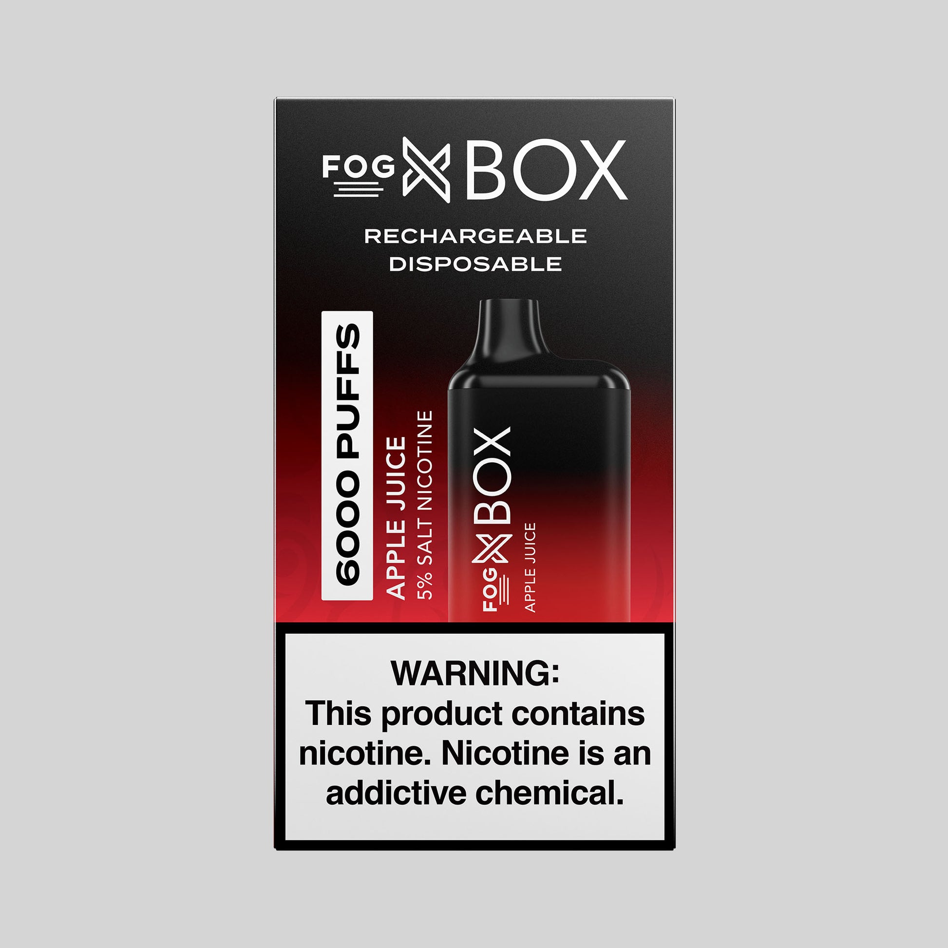 Fog X Box Apple Juice Disposable 6000 Puffs