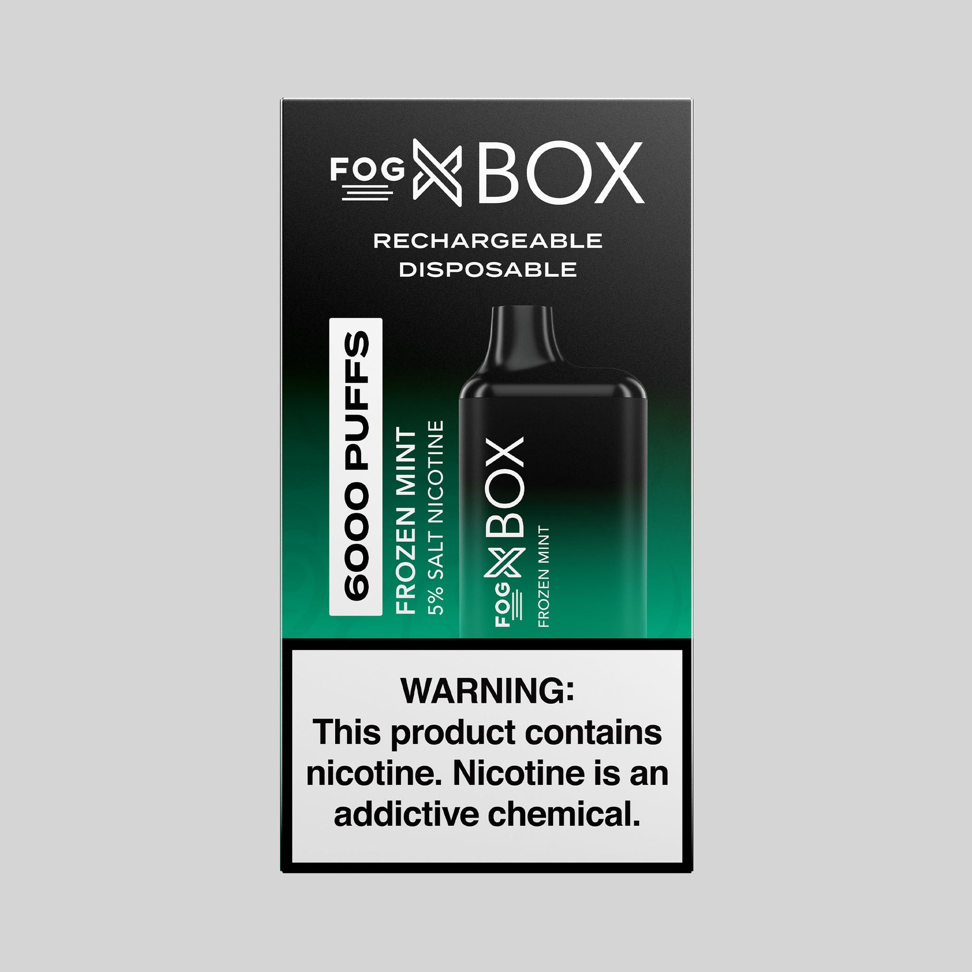 Fog-X Box Frozen Mint Disposable 6000 Puff