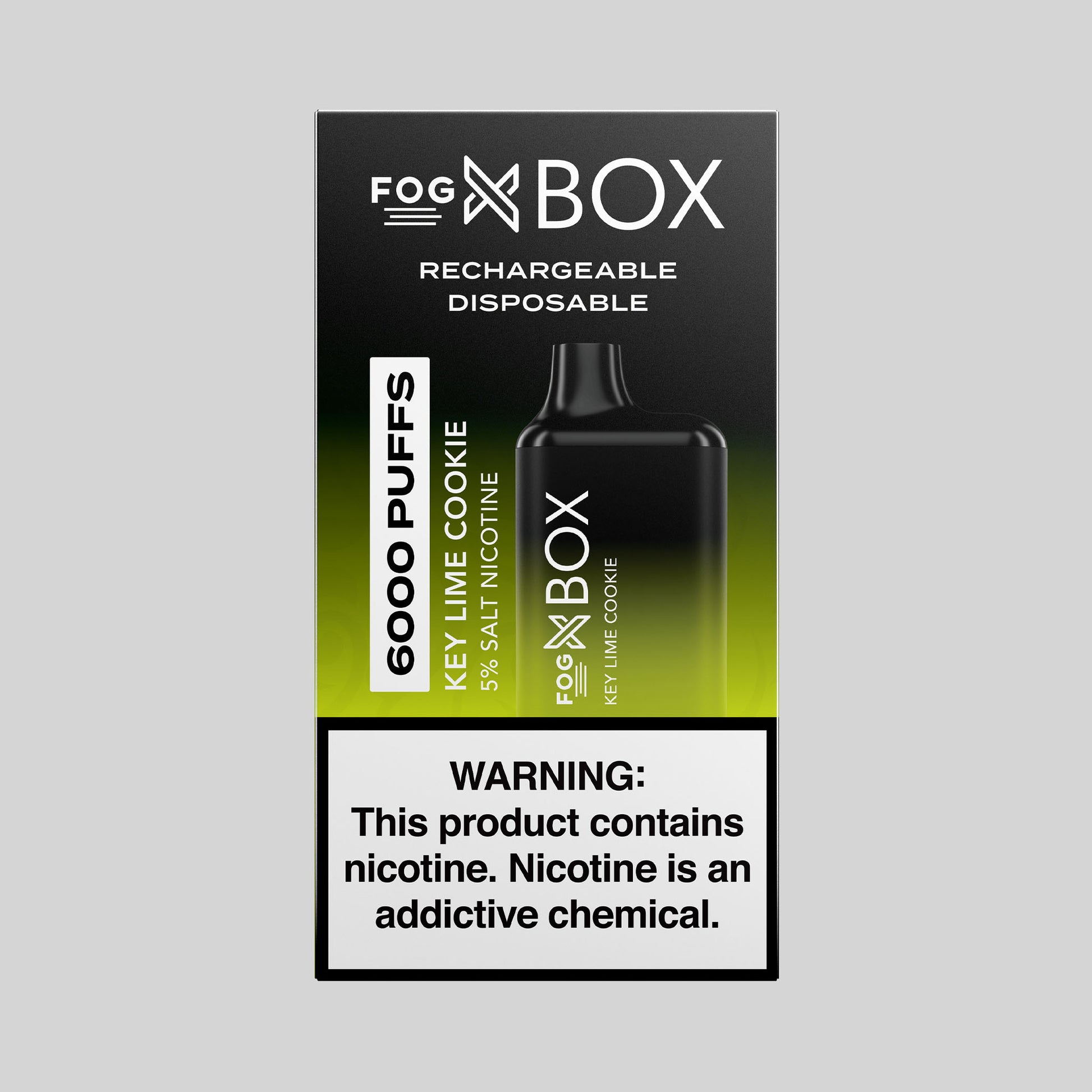 Fog X Box Key Lime Cookie Disposable 6000 Puffs