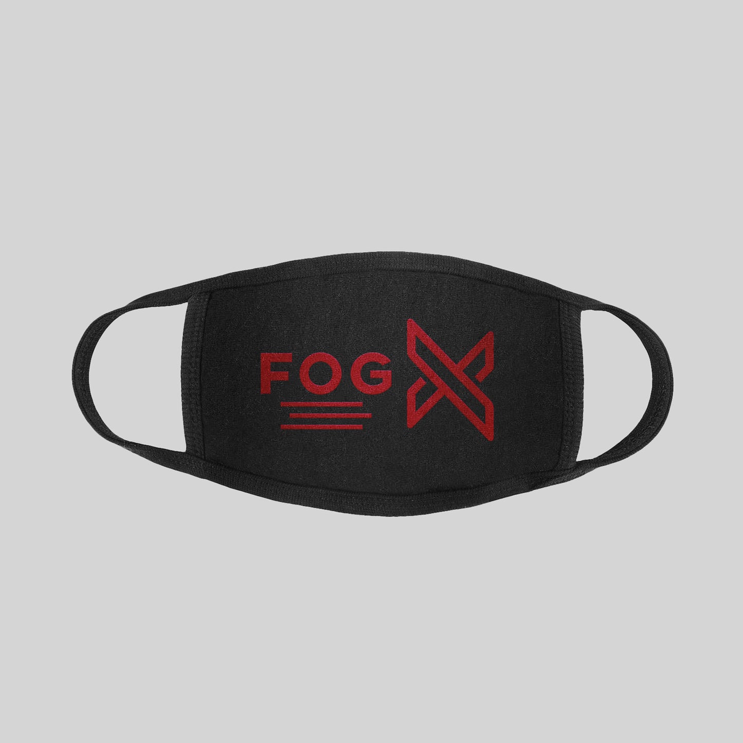 FOG X Logo Face Mask Burgundy