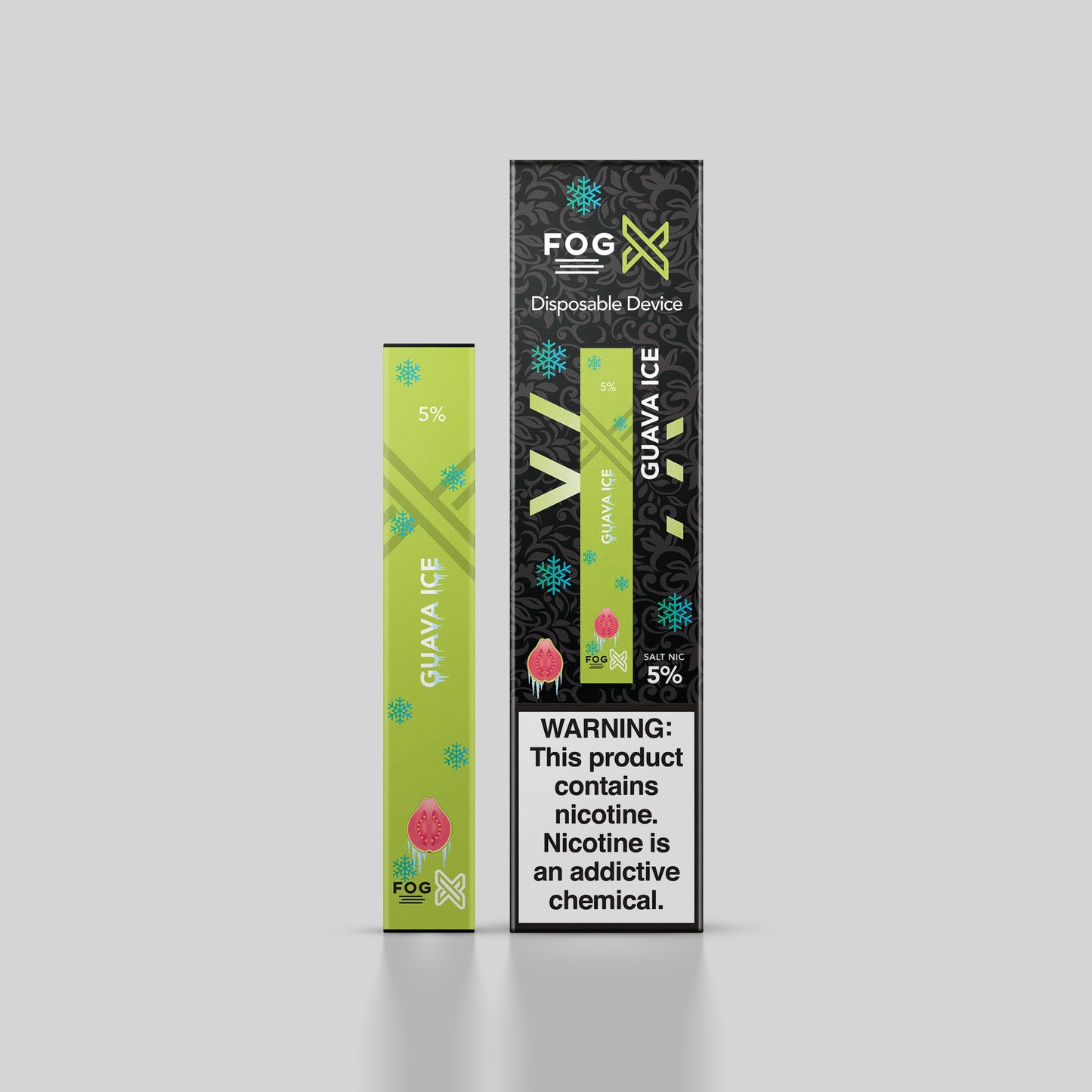 FOG X Vapor Guava Ice Disposable Vape Device