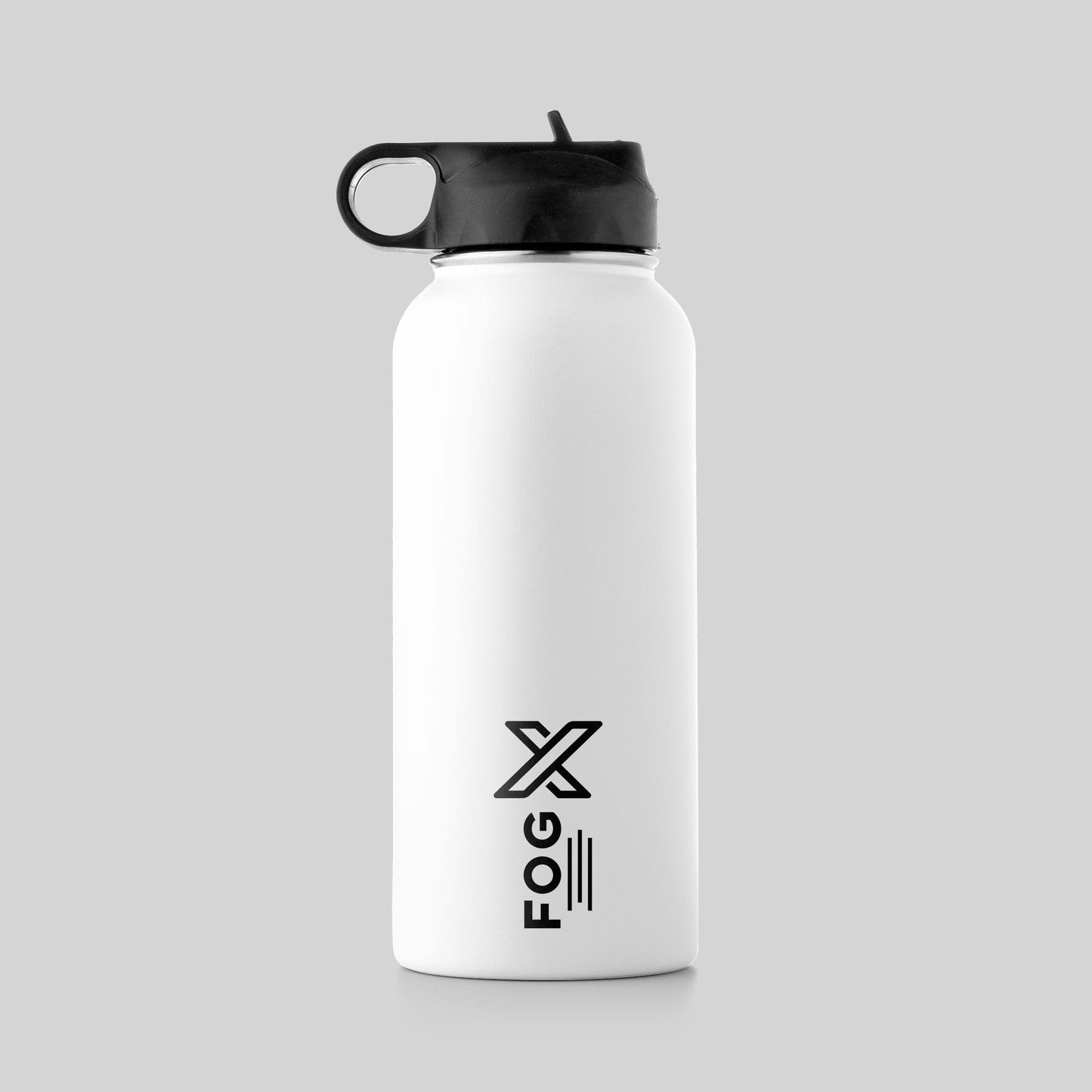 FOG X Insulated Water Bottle White