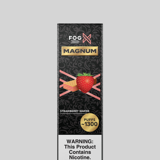 FOG X Vapor Magnum Strawberry Wafer Disposable Vape Device