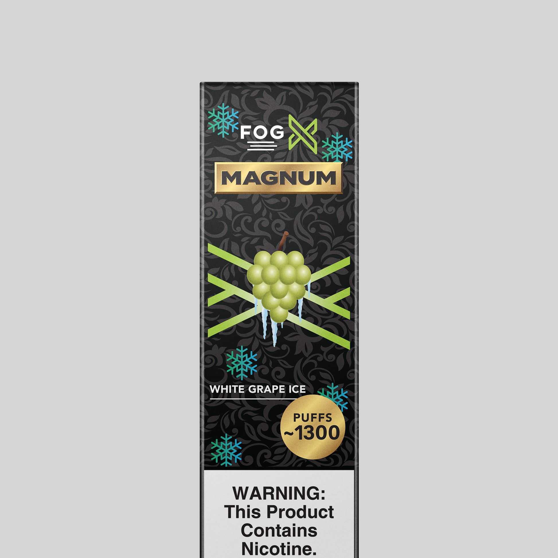 FOG X Vapor Magnum White Grape Ice Disposable Vape Device