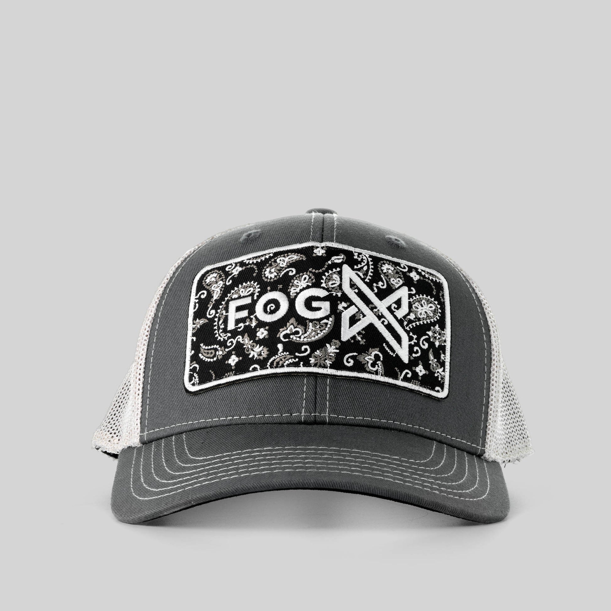 Fog X Bandana Pattern Trucker Hat