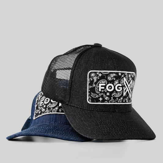 Double Clip Trucker Hat Fog X